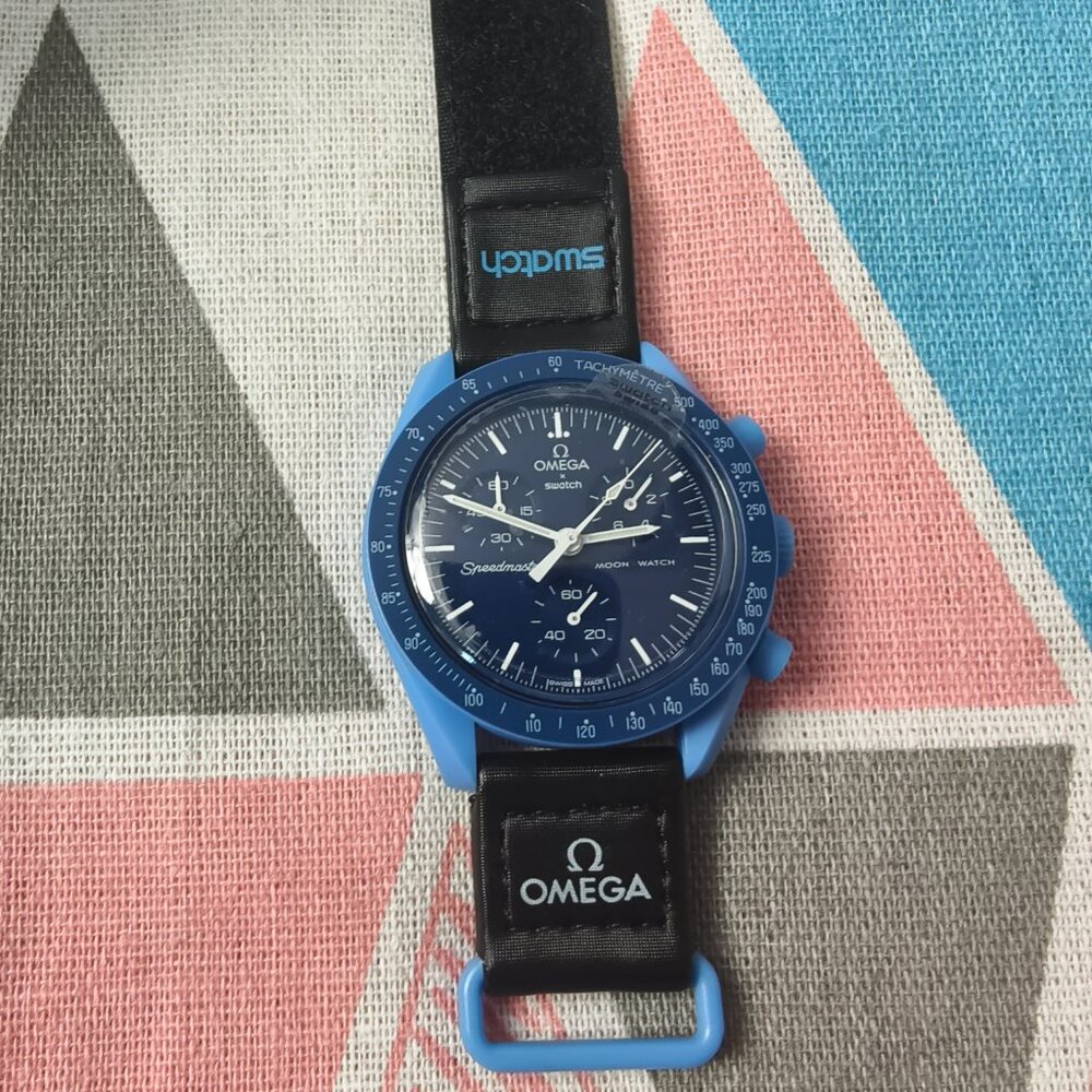 🍊Swatch X Omega Moonswatch Mission To Neptune